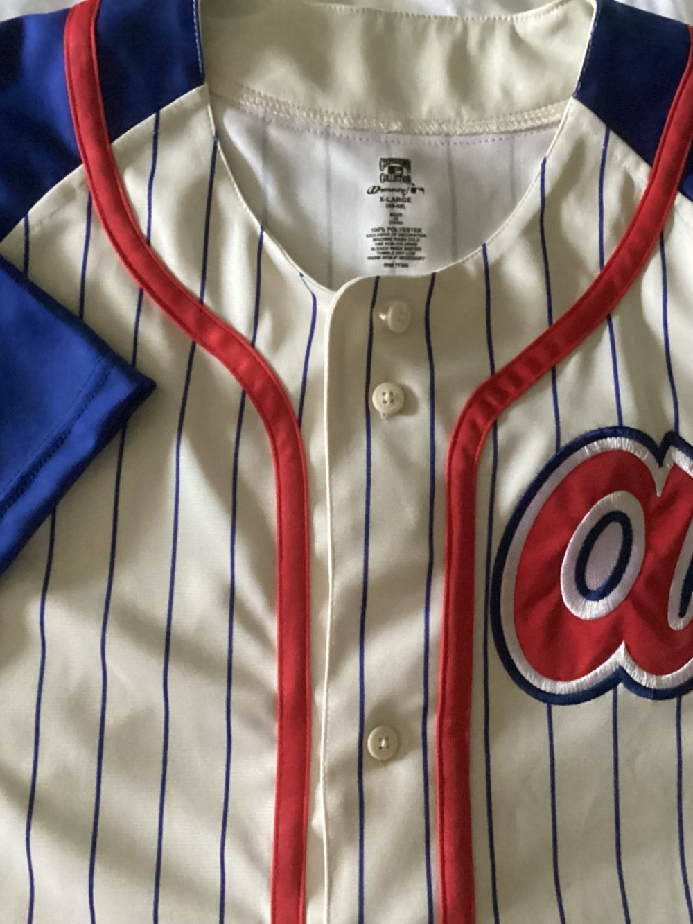 Men’s Atlanta Braves MLB Genuine Jersey Embroidered Logo XL